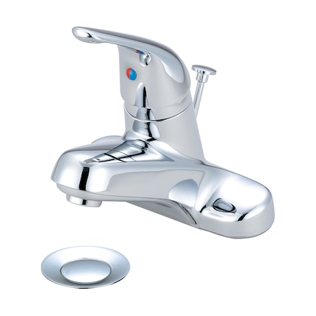 Olympia Faucets Single Handle Bathroom Faucet, NPSM, Centerset, Polished Chrome, Weight: 3.3 L-6162
